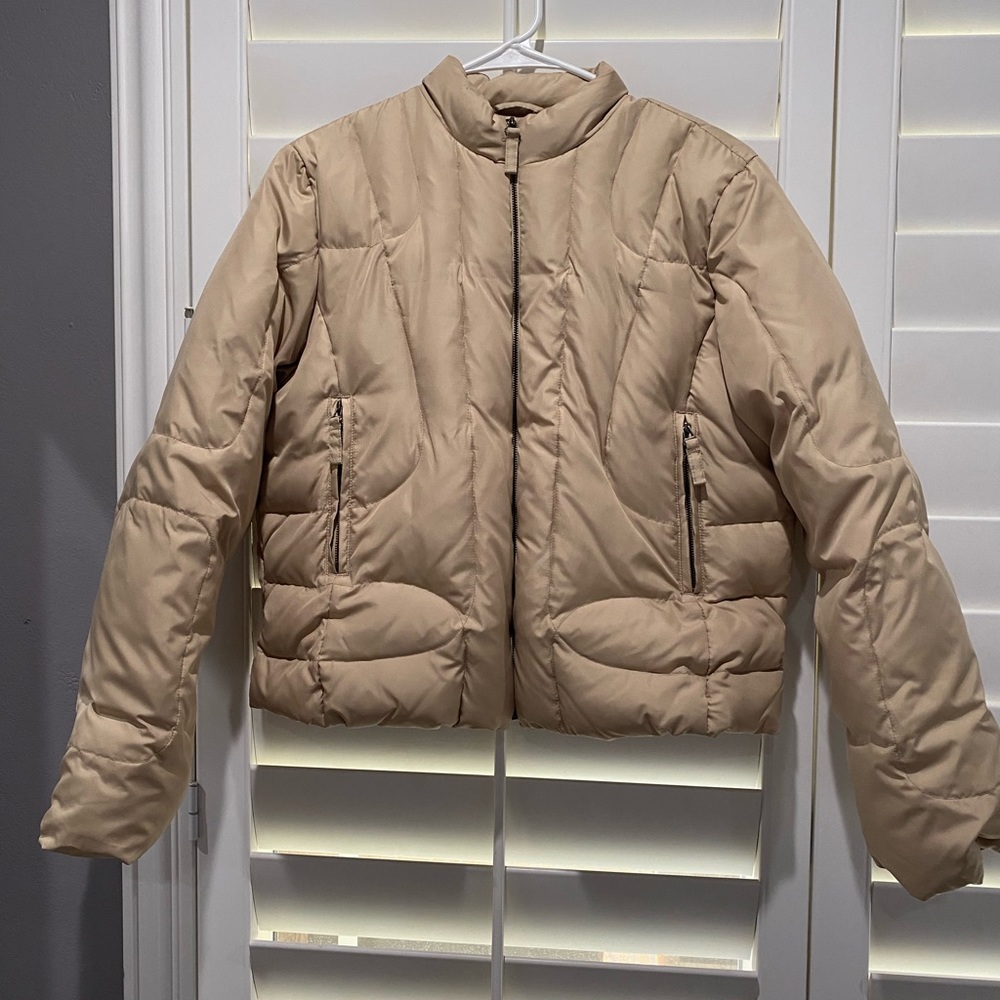Max Studio Duck Down Feather filled Puffer Jacket